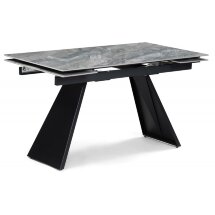 Керамический стол Хорсборо 140(200)х80х79 оробико / черный