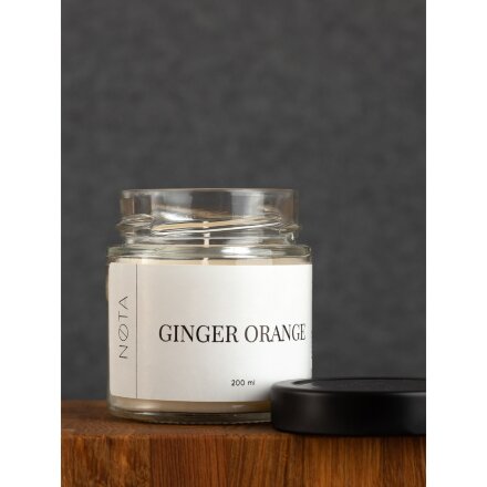 Свеча ароматическая NOTA Nota Ginger orange, 200 мл 