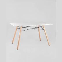 Стол Eames DSW Rectangle белый