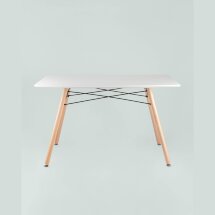 Стол Eames DSW Rectangle белый