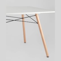 Стол Eames DSW Rectangle белый