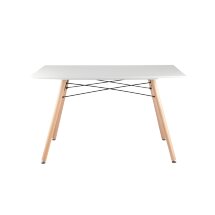 Стол Eames DSW Rectangle белый