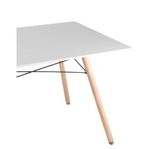 Стол Eames DSW Rectangle белый