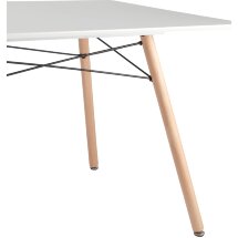 Стол Eames DSW Rectangle белый