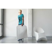 Стул складной пластиковый FLUX CHAIR красный