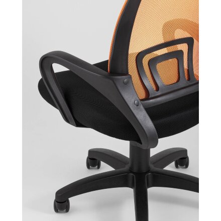 Кресло офисное TopChairs Simple оранжевое 