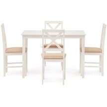 Обеденный комплект Хадсон (стол + 4 стула)/ Hudson Dining Set