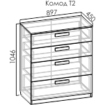 Румика комод 