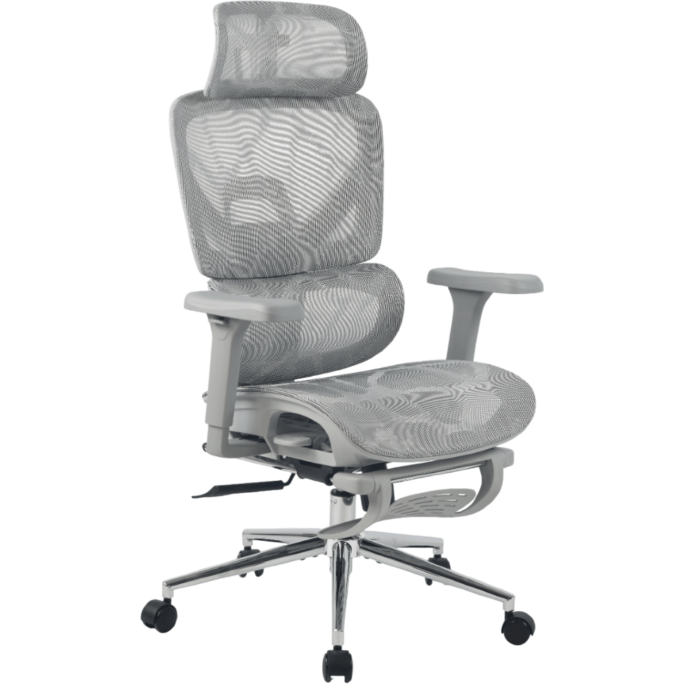 Кресло офисное TopChairs Vertus серая сетка Кресло офисное TopChairs Vertus серая сетка