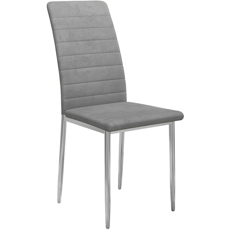 Стул DikLine ТЕКС каркас хром/ B22 GREY 