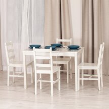 Обеденный комплект Хадсон 2 (стол + 4 стула)/ Hudson 2 Dining Set