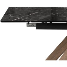 Керамический стол Маре 200(260)х100х77 neodom titanium lawa nero / черный