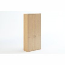 DA 9020U Шкаф универсальный с деревянными дверями Эбони Walnut