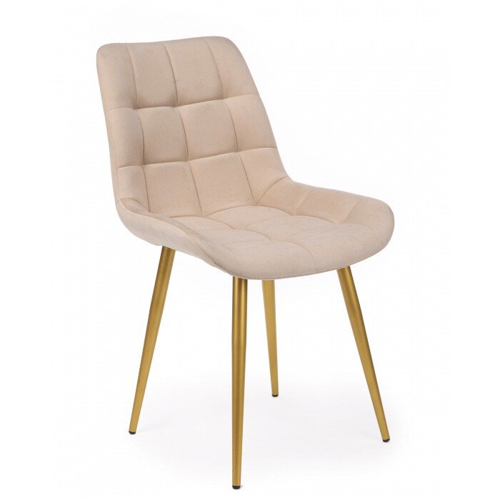 Стул на металлокаркасе Челси К бежевый (zd 210) / золотой np Стул на металлокаркасе Челси К бежевый (zd 210) / золотой np