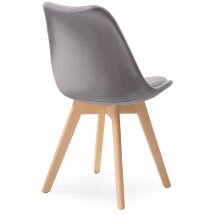 Стул деревянный Bonuss light gray / wood