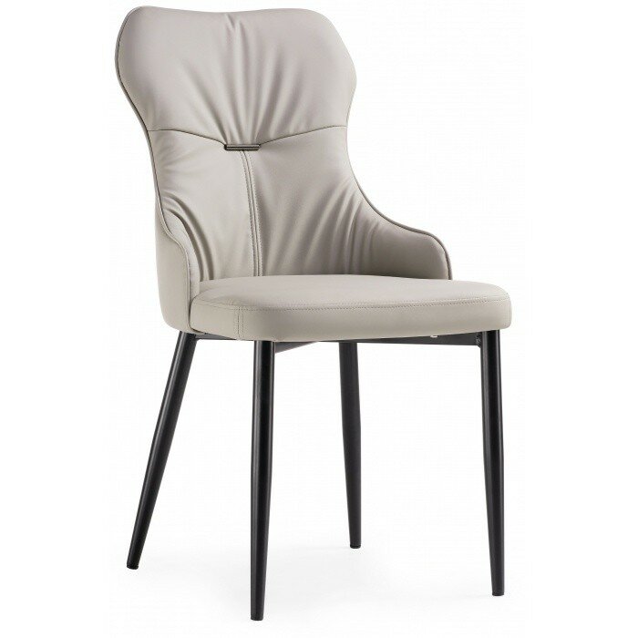 Стул на металлокаркасе Neli beige / black Стул на металлокаркасе Neli beige / black