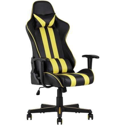 Игровое кресло TopChairs TopChairs Camaro желтое геймерское 