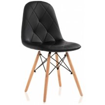 Стул деревянный Мебель Китая Eames PC-147 черный