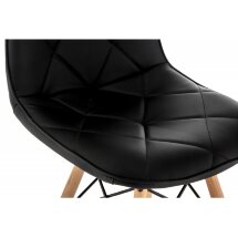 Стул деревянный Мебель Китая Eames PC-147 черный