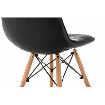 Стул деревянный Мебель Китая Eames PC-147 черный