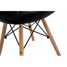 Стул деревянный Мебель Китая Eames PC-147 черный