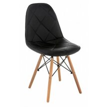 Стул деревянный Мебель Китая Eames PC-147 черный