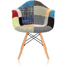 Стул Stool Group DAW Patchwork обивка ткань ножки массив дерева