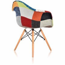 Стул Stool Group DAW Patchwork обивка ткань ножки массив дерева