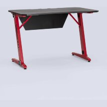 Стол геймерский Stool Group компьютерный игровой для геймеров TopChairs Space красный