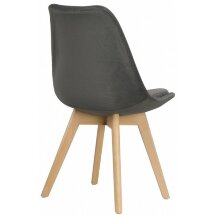 Стул деревянный Bonuss dark gray / wood