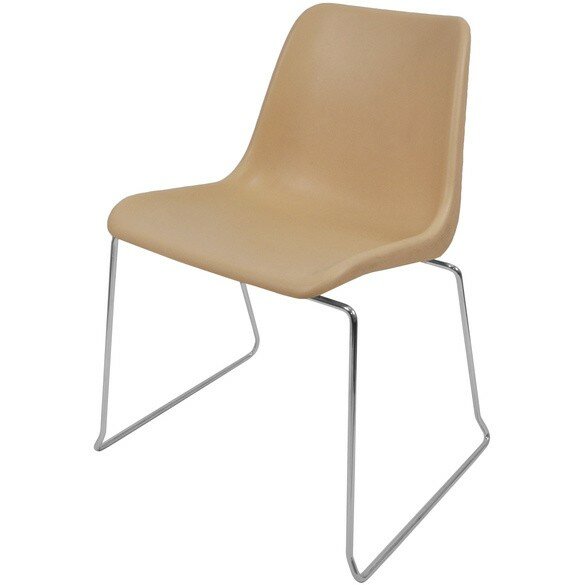 Стул пластиковый на металлокаркасе Vicenza -3 Beige RAL 1001 Бежевый Стул пластиковый на металлокаркасе Vicenza -3 Beige RAL 1001 Бежевый