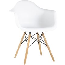 Стул Eames DAW белый