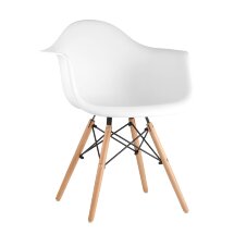 Стул Eames DAW белый