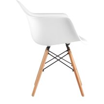 Стул Eames DAW белый