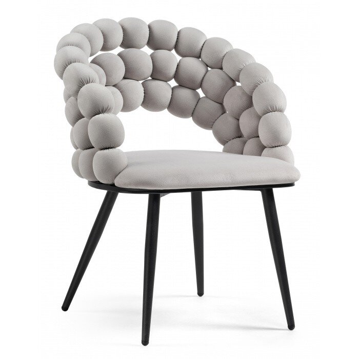 Стул на металлокаркасе Ball gray / black Стул на металлокаркасе Ball gray / black