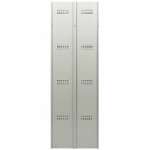Шкаф металлический для одежды BRABIX &quot;LK 21-60&quot;, УСИЛЕННЫЙ, 2 секции, 1830х600х500 мм, 32 кг, 291126, S230BR402502