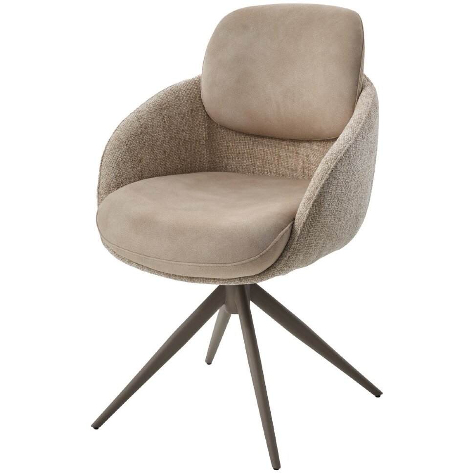 Стул ГРЕЙС (GRACE) 360 град., цвет БЕЖЕВЫЙ (PENA-120 / G1229-3, ткань / ЛАТТЕ каркас, ®DISAUR Стул ГРЕЙС (GRACE) 360 град., цвет БЕЖЕВЫЙ (PENA-120 / G1229-3, ткань / ЛАТТЕ каркас, ®DISAUR