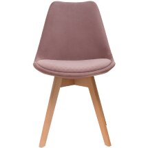 Стул деревянный Bonuss light purple / wood