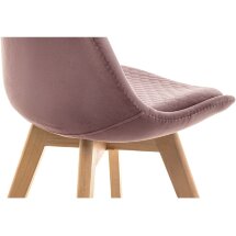 Стул деревянный Bonuss light purple / wood