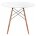 Стол деревянный Table 80 white / wood 