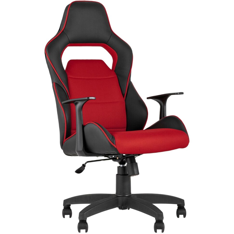 Игровое кресло Stool Group компьютерное TopChairs Meteor красное геймерское Игровое кресло Stool Group компьютерное TopChairs Meteor красное геймерское
