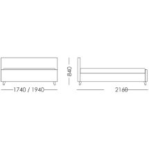 Кровать LIRA 1800