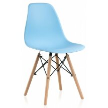 Пластиковый стул Eames PC-015 blue